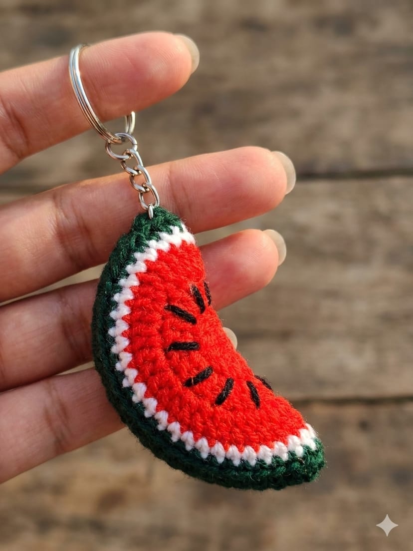 Water melon keychain